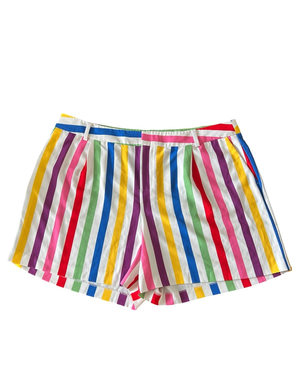Eloquii rainbow striped plus size shorts Size 20